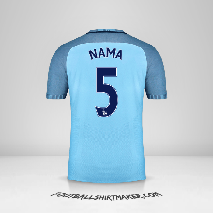 Jersey Manchester City 2016/17 -  nama - 5