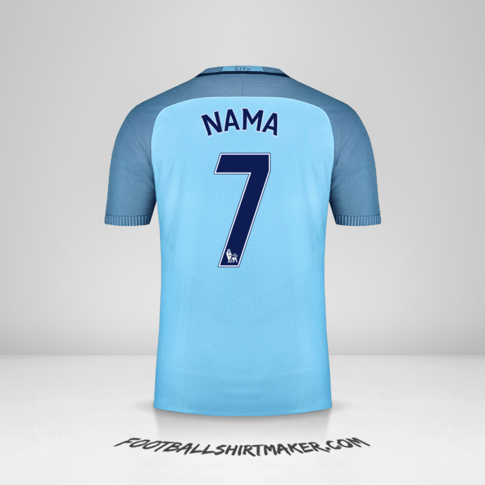 Jersey Manchester City 2016/17 -  nama - 7