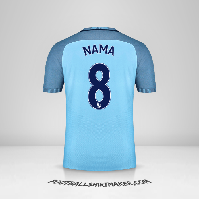 Jersey Manchester City 2016/17 -  nama - 8