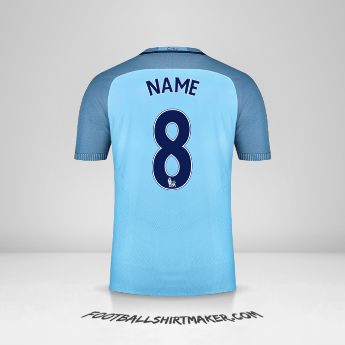 Shirt Manchester City 2016/17 -  name - 8