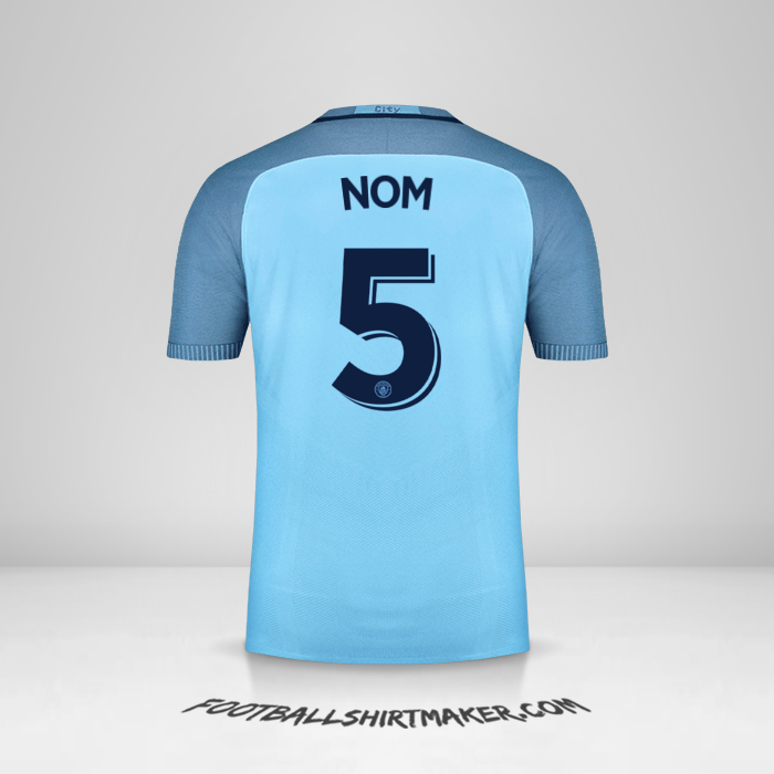 Maillot Manchester City Cup 2016/17 -  nom - 5