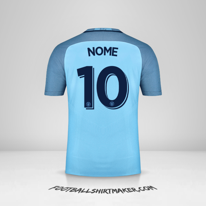 Camisa Manchester City Cup 2016/17 -  nome - 10
