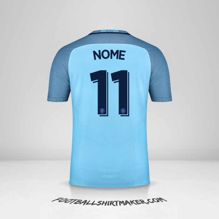Maglia Manchester City Cup 2016/17 -  nome - 11