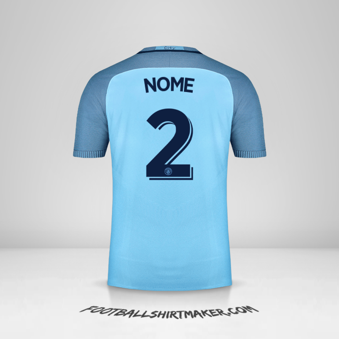 Maglia Manchester City Cup 2016/17 -  nome - 2