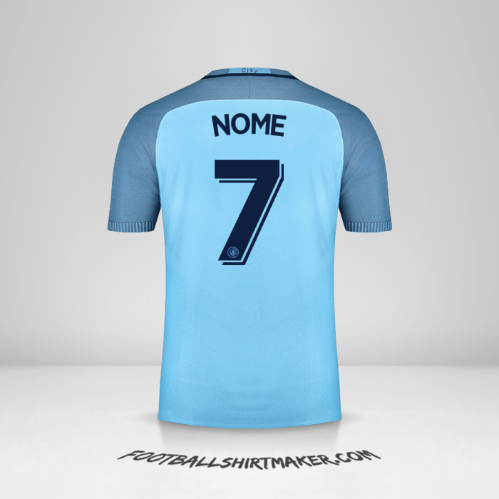 Camisa Manchester City Cup 2016/17 -  nome - 7