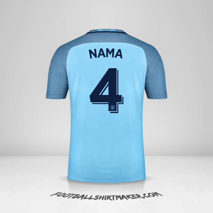 Jersey Manchester City Cup 2016/17 -  nama - 4