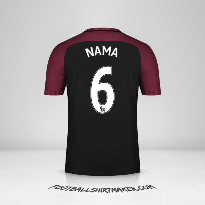 Jersey Manchester City 2016/17 Alternatif -  nama - 6