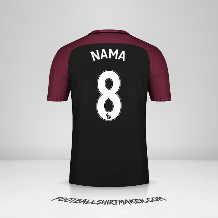 Jersey Manchester City 2016/17 Alternatif -  nama - 8