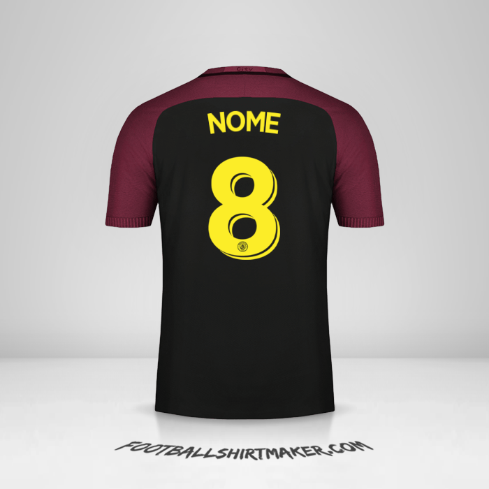 Camisa Manchester City Cup 2016/17 Alternativa -  nome - 8