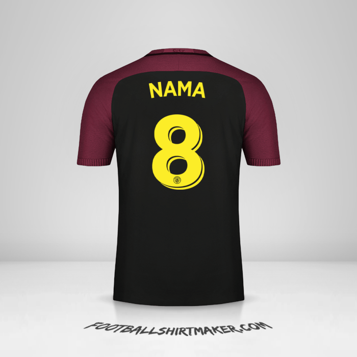 Jersey Manchester City Cup 2016/17 Alternatif -  nama - 8