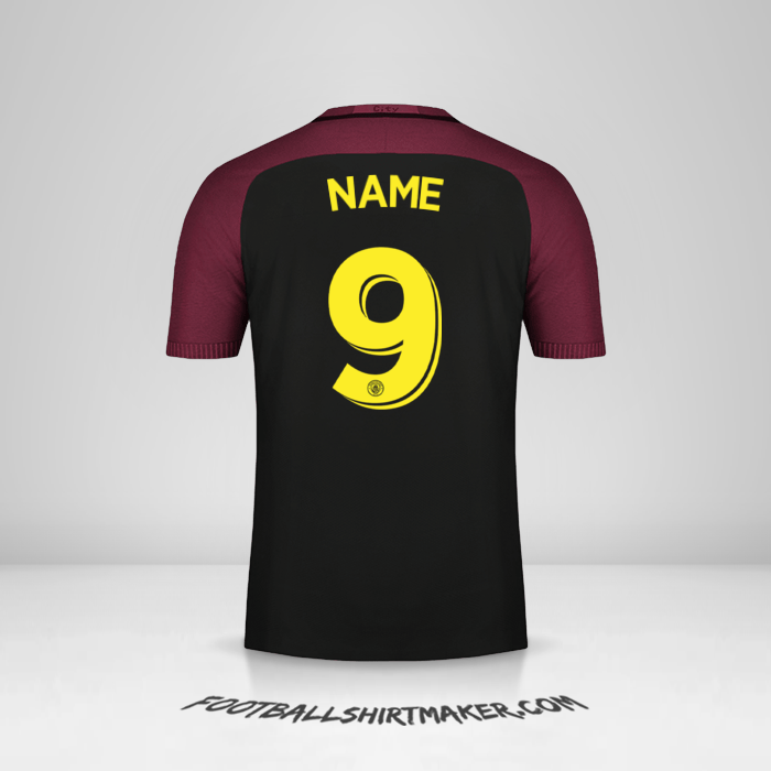 Shirt Manchester City Cup 2016/17 Away -  name - 9
