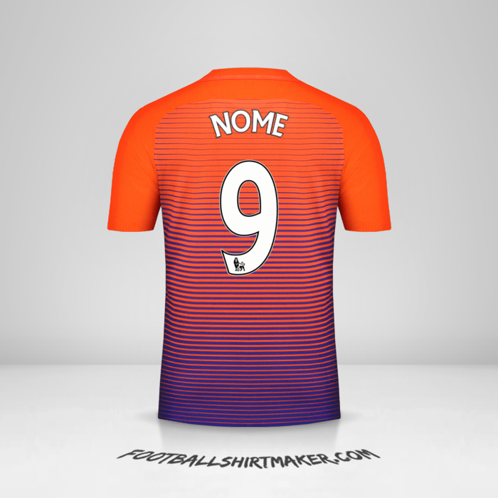 Maglia Manchester City 2016/17 Terza -  nome - 9