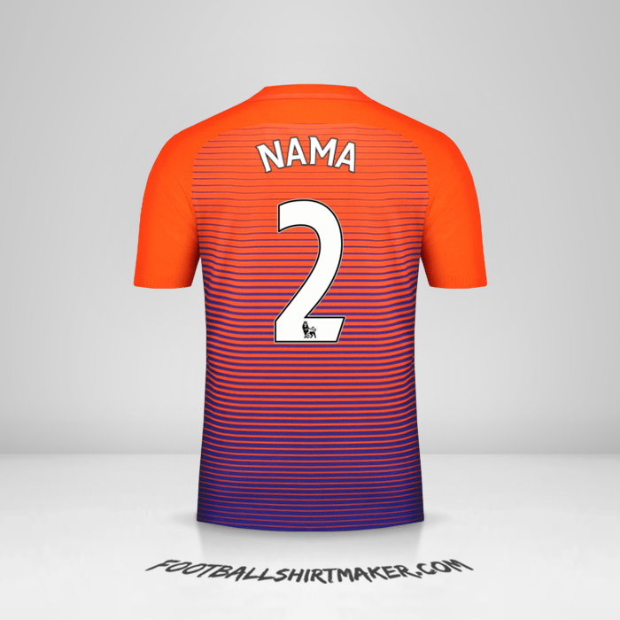 Jersey Manchester City 2016/17 Ketiga -  nama - 2