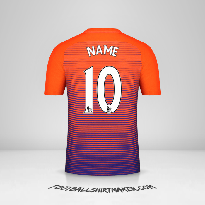 Shirt Manchester City 2016/17 Third -  name - 10