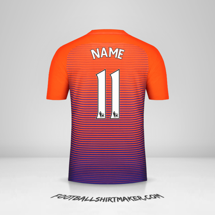 Jersey Manchester City 2016/17 Third -  name - 11