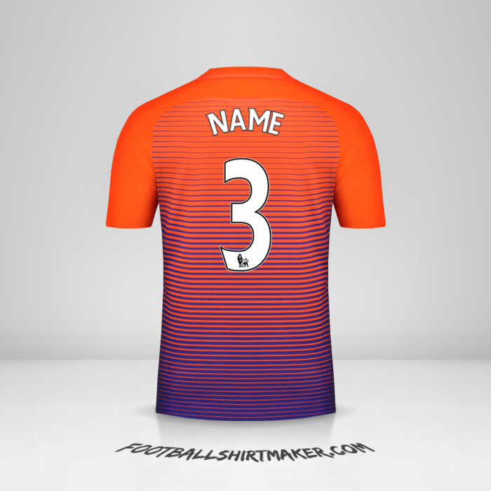 Shirt Manchester City 2016/17 Third -  name - 3