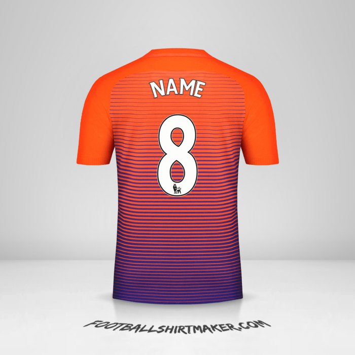Shirt Manchester City 2016/17 Third -  name - 8
