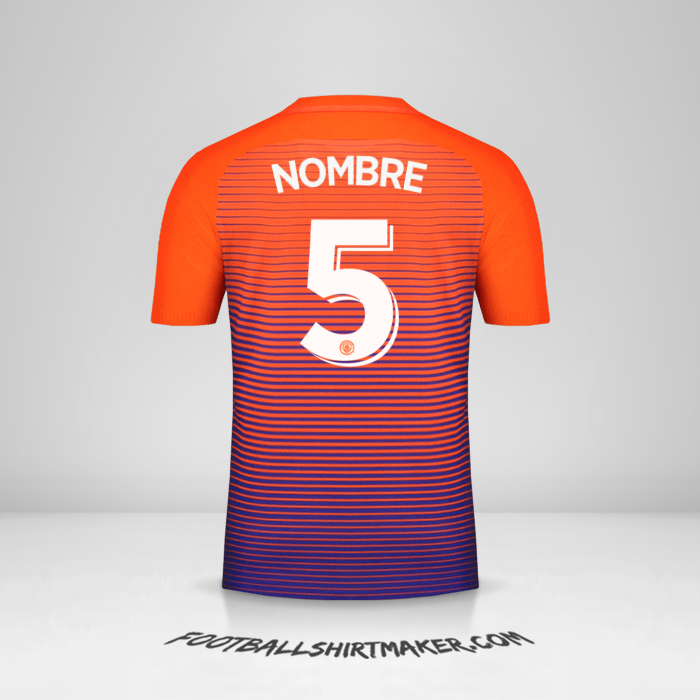 Camiseta Manchester City Cup 2016/17 Tercera -  nombre - 5