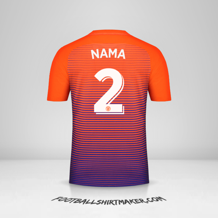 Jersey Manchester City Cup 2016/17 Ketiga -  nama - 2
