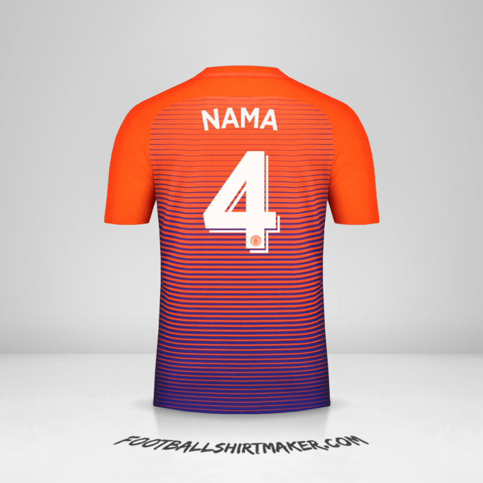 Jersey Manchester City Cup 2016/17 Ketiga -  nama - 4
