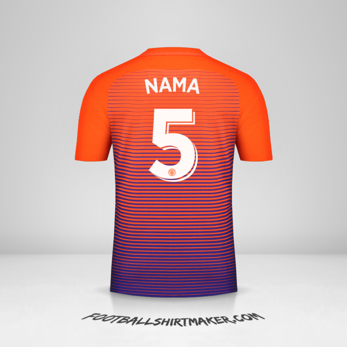 Jersey Manchester City Cup 2016/17 Ketiga -  nama - 5