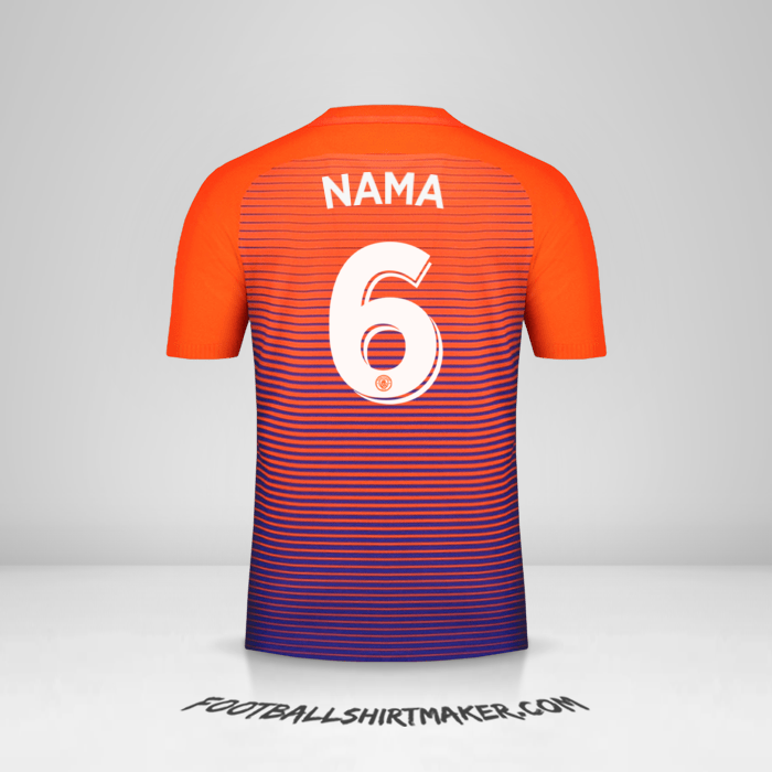 Jersey Manchester City Cup 2016/17 Ketiga -  nama - 6