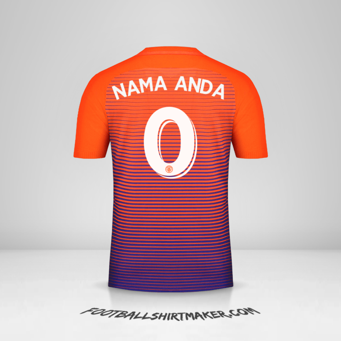 Jersey Manchester City Cup 2016/17 III -  nama anda - 0