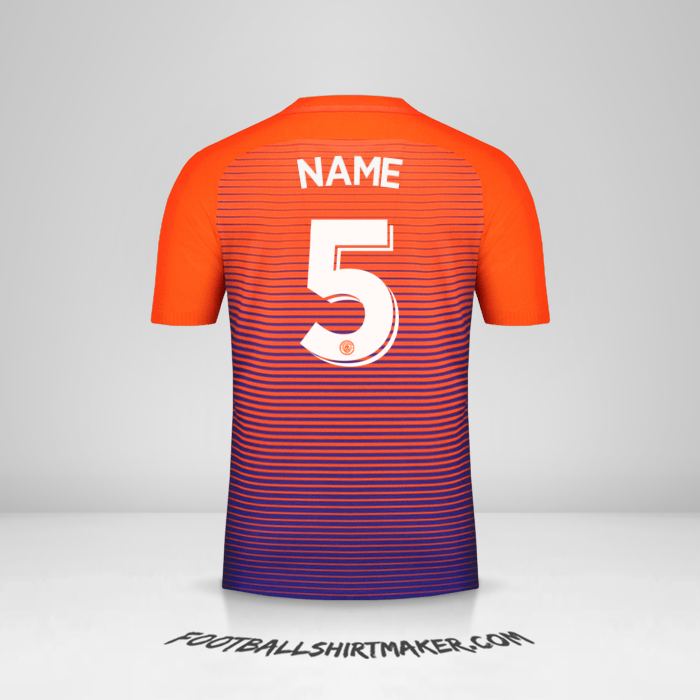 Shirt Manchester City Cup 2016/17 Third -  name - 5