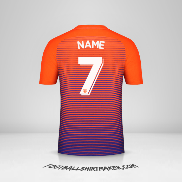 Jersey Manchester City Cup 2016/17 Third -  name - 7