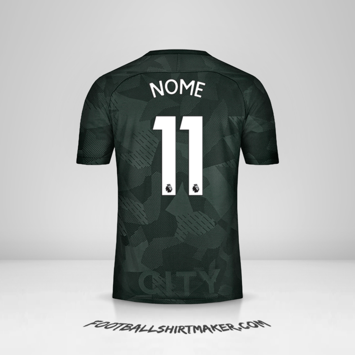 Maglia Manchester City 2017/18 Terza -  nome - 11