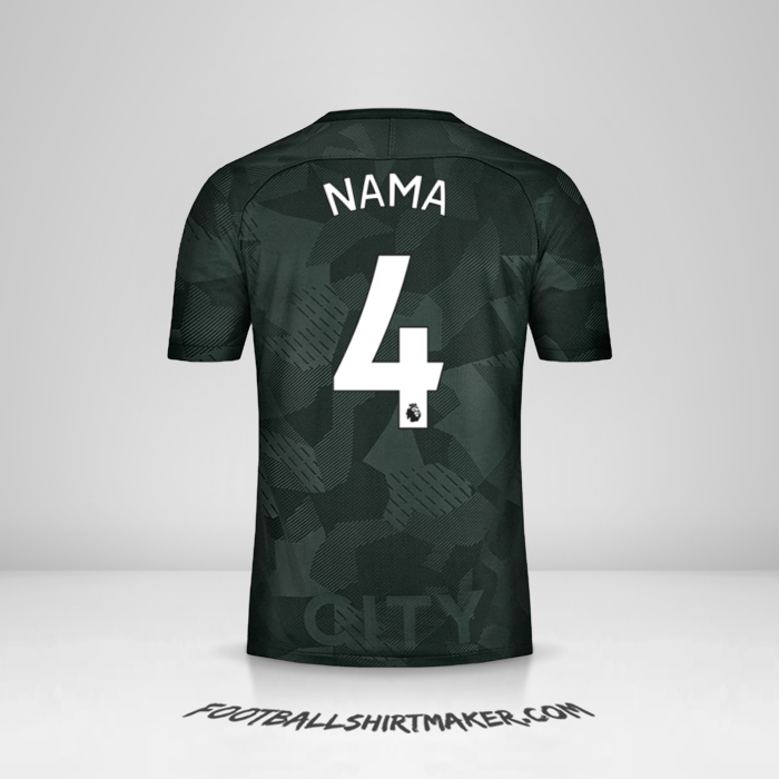Jersey Manchester City 2017/18 Ketiga -  nama - 4