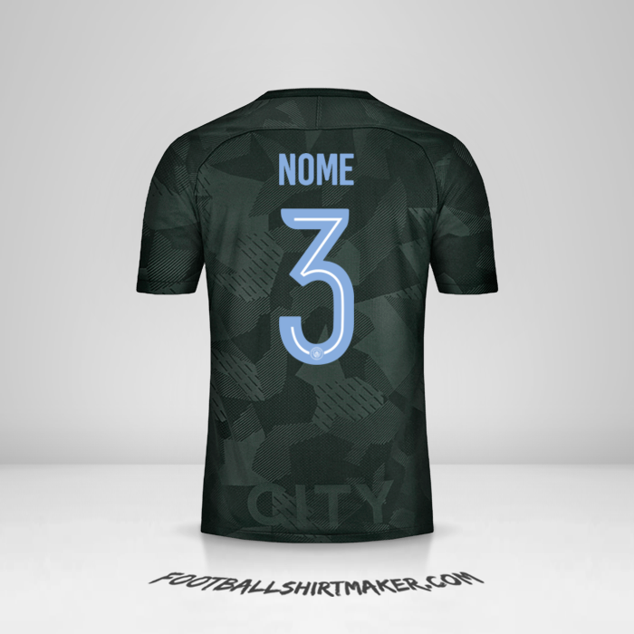 Maglia Manchester City Cup 2017/18 Terza -  nome - 3