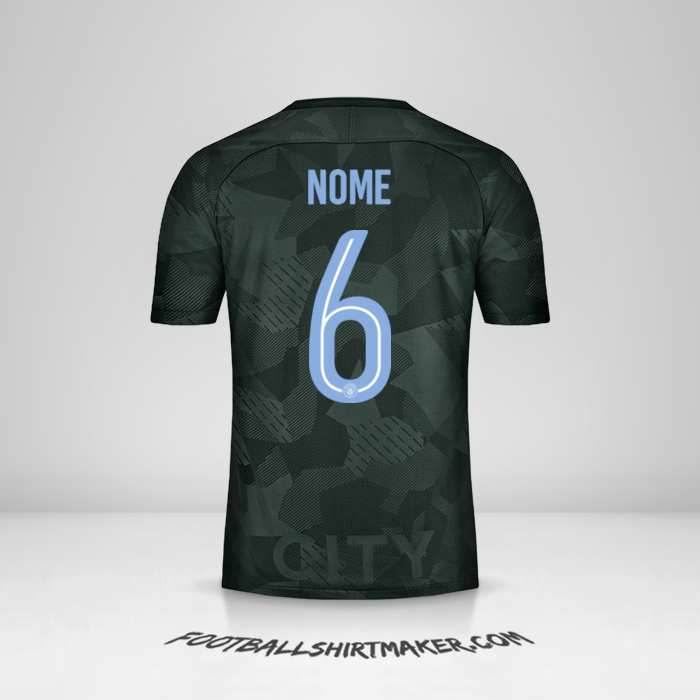 Maglia Manchester City Cup 2017/18 Terza -  nome - 6