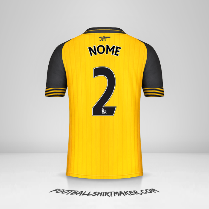 Maglia Arsenal 2016/17 Seconda -  nome - 2