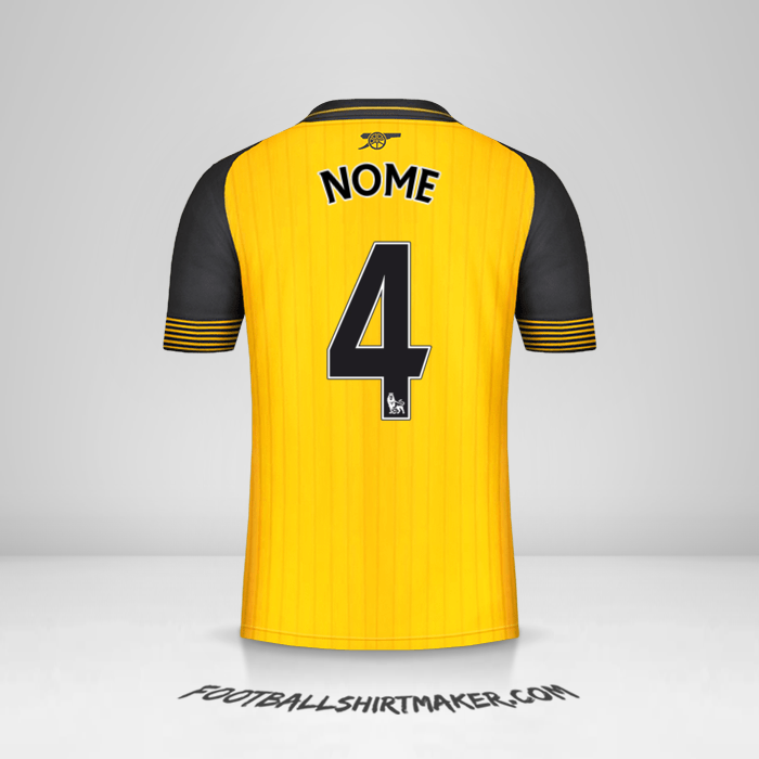 Maglia Arsenal 2016/17 Seconda -  nome - 4