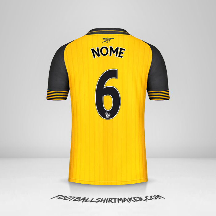 Maglia Arsenal 2016/17 Seconda -  nome - 6