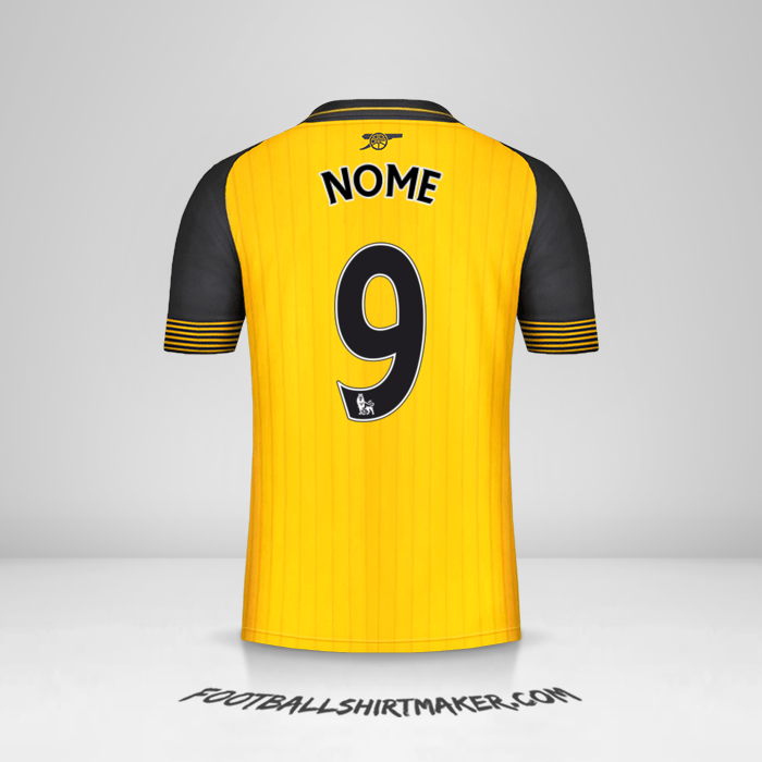 Camisola Arsenal 2016/17 Alternativa -  nome - 9