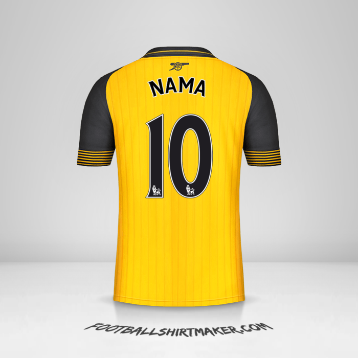 Jersey Arsenal 2016/17 Alternatif -  nama - 10