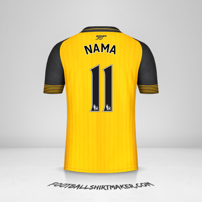 Jersey Arsenal 2016/17 Alternatif -  nama - 11