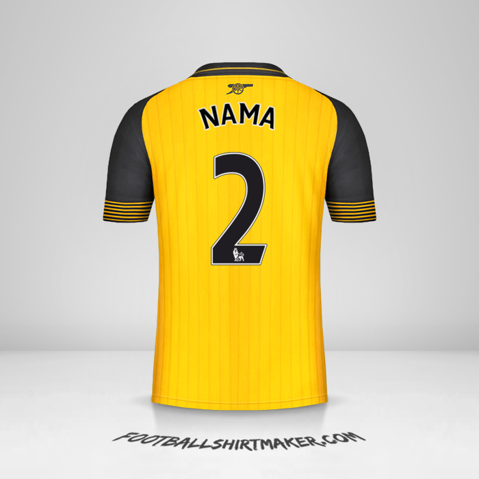 Jersey Arsenal 2016/17 Alternatif -  nama - 2