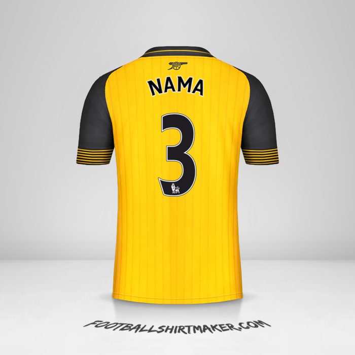 Jersey Arsenal 2016/17 Alternatif -  nama - 3