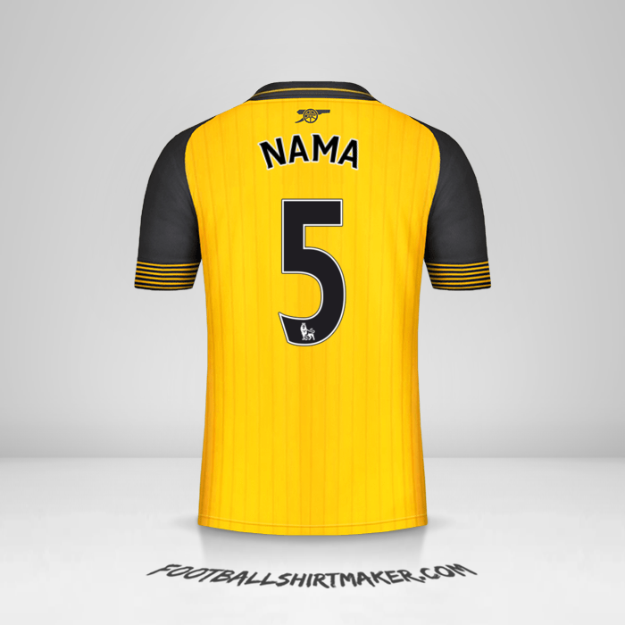 Jersey Arsenal 2016/17 Alternatif -  nama - 5