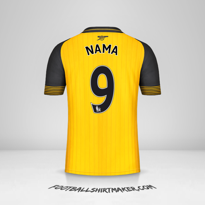 Jersey Arsenal 2016/17 Alternatif -  nama - 9