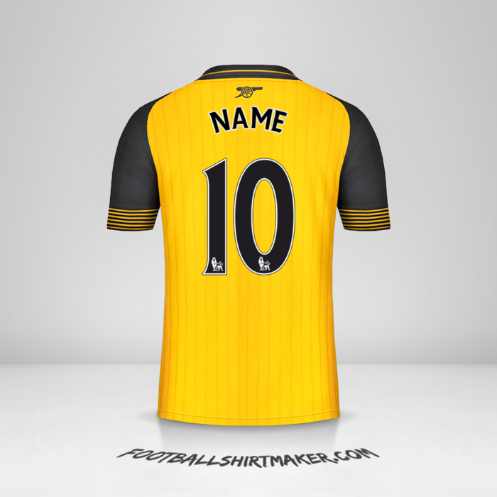 Trikot Arsenal 2016/17 Auswärts -  name - 10