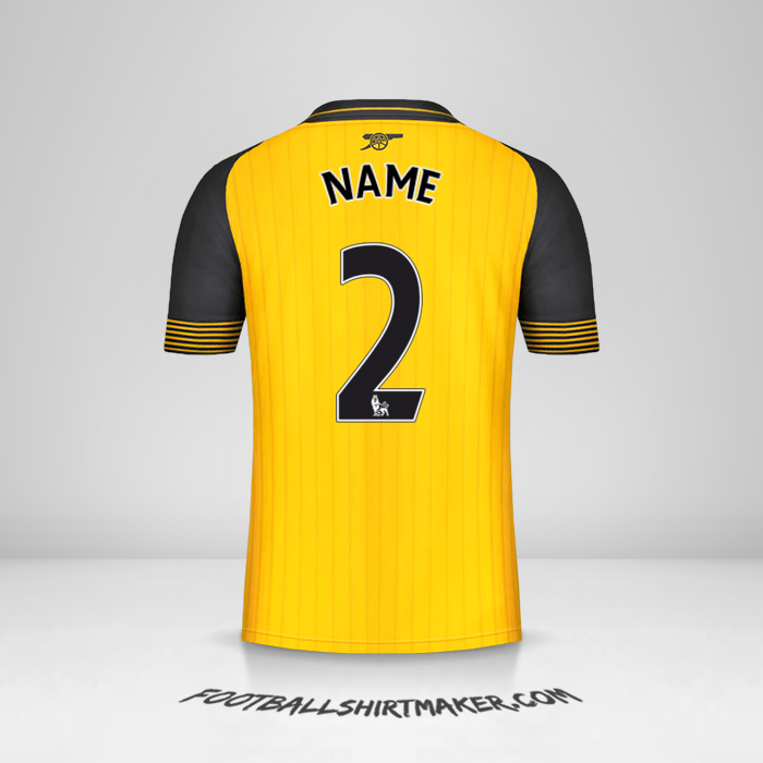 Jersey Arsenal 2016/17 Away -  name - 2