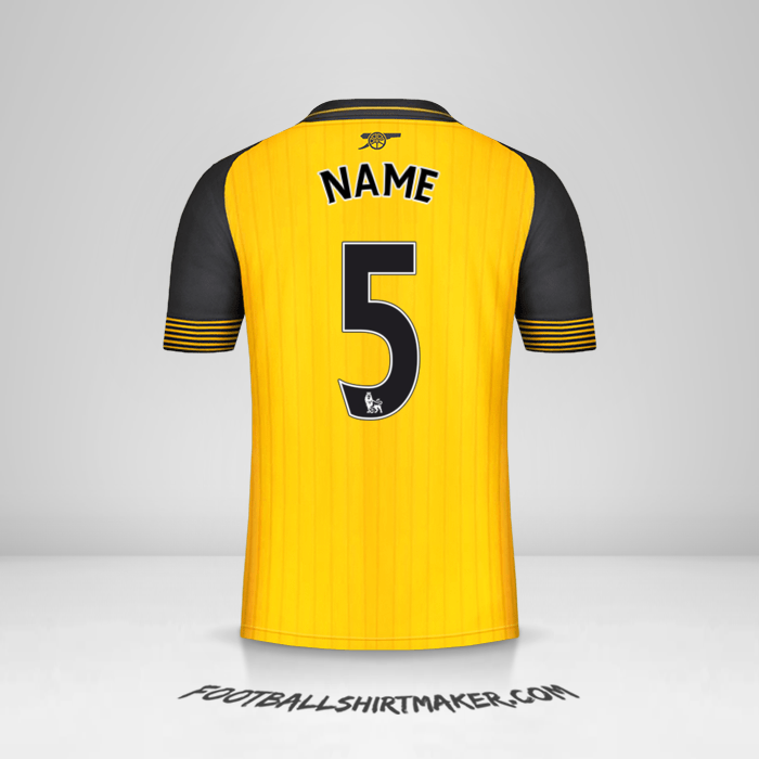 Jersey Arsenal 2016/17 Away -  name - 5