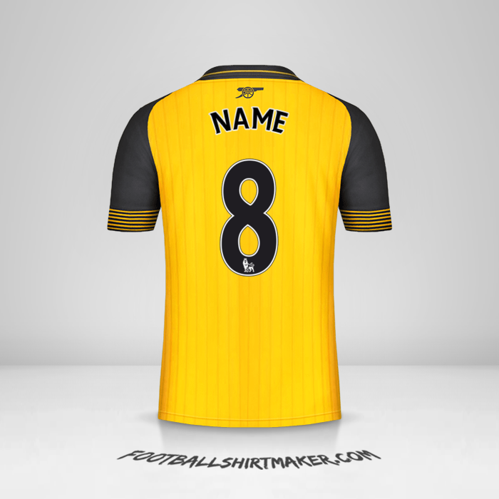 Trikot Arsenal 2016/17 Auswärts -  name - 8