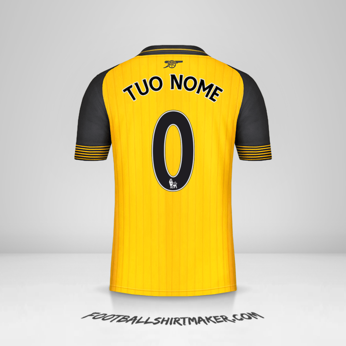 Maglia Arsenal 2016/17 II -  tuo nome - 0