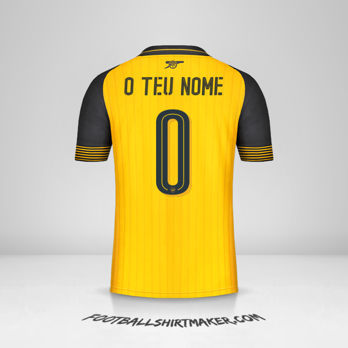 Camisola Arsenal Cup 2016/17 II -  o teu nome - 0
