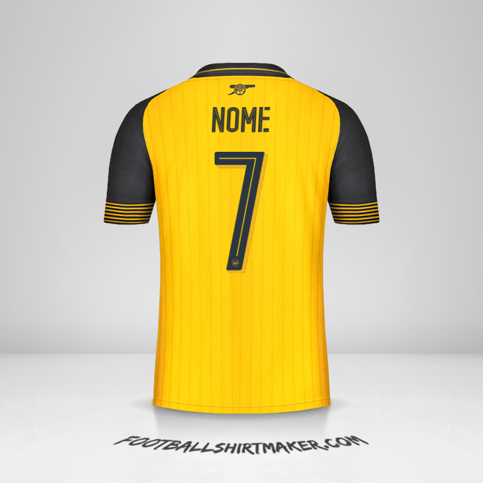 Camisa Arsenal Cup 2016/17 Alternativa -  nome - 7